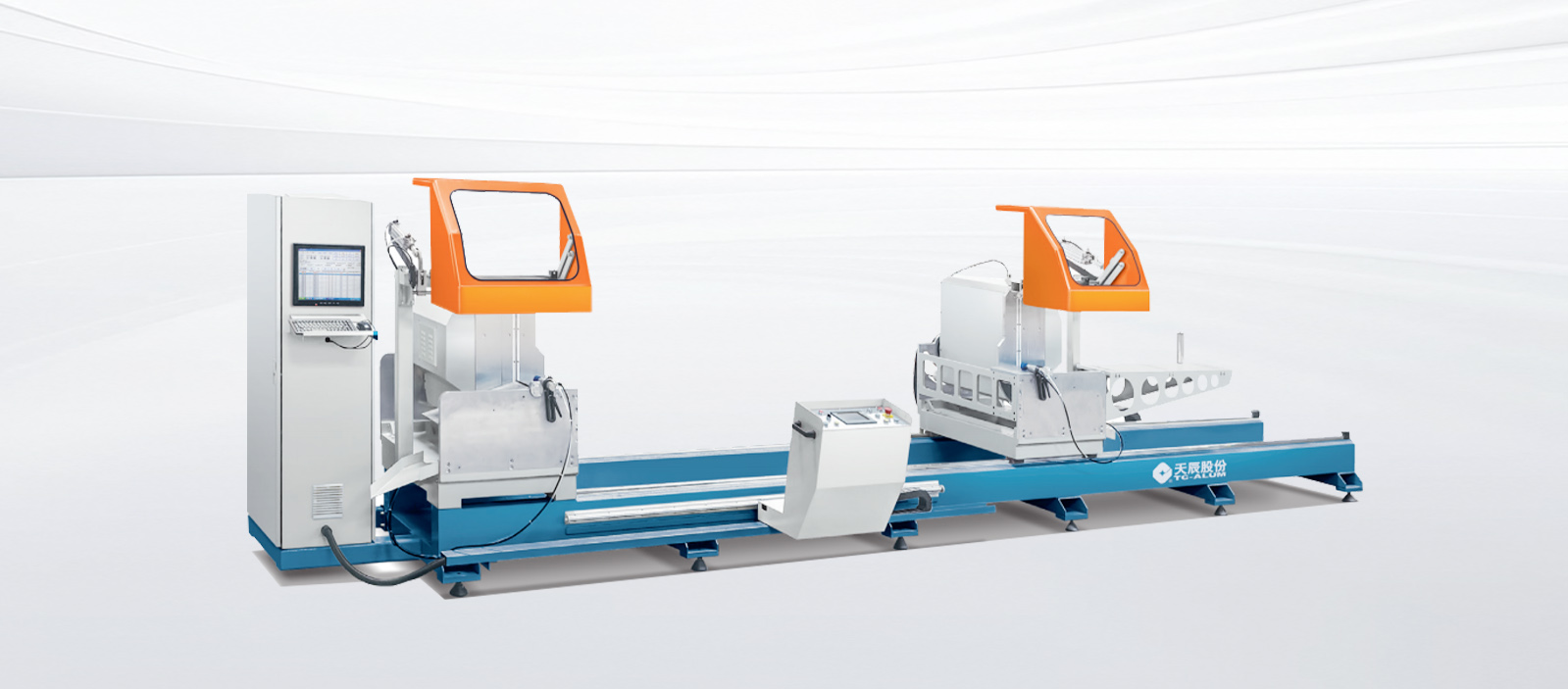 LJB₂EA-CNC-650x6000任意角数控双头精密切割锯